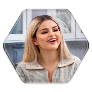 پیکسل شش ضلعی سلنا گومز Selena Gomez
