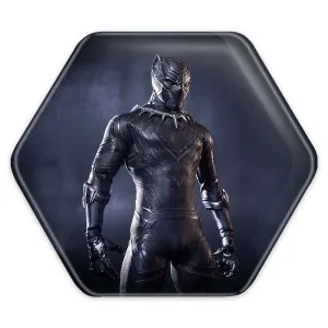 پیکسل شش ضلعی پلنگ سیاه مارول Marvel