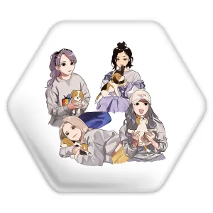 پیکسل شش ضلعی گروه مامامو Mamamoo