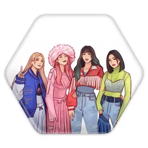 پیکسل شش ضلعی گروه مامامو Mamamoo