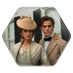 پیکسل شش ضلعی استفان و کاترین خاطرات یک خون آشام The Vampire Diaries