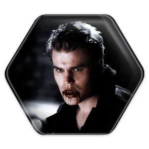 پیکسل شش ضلعی استفان سالواتوره خاطرات یک خون آشام The Vampire Diaries