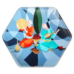 پیکسل شش ضلعی شب یلدا