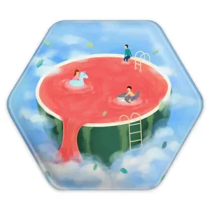 پیکسل شش ضلعی شب یلدا