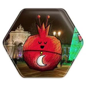 پیکسل شش ضلعی شب یلدا