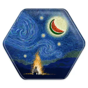 پیکسل شش ضلعی شب یلدا