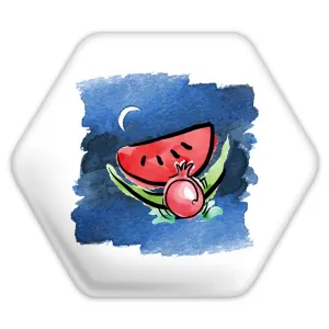 پیکسل شش ضلعی شب یلدا