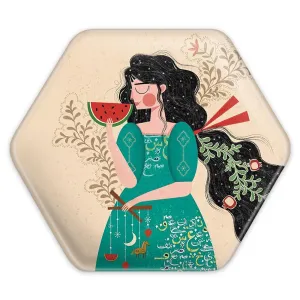 پیکسل شش ضلعی شب یلدا