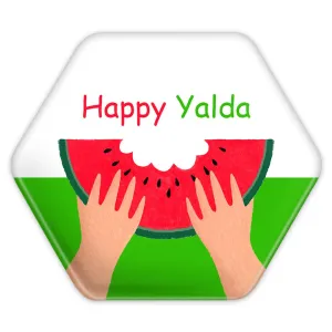 پیکسل شش ضلعی شب یلدا