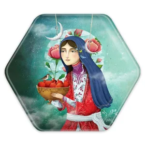 پیکسل شش ضلعی شب یلدا