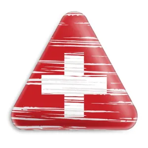 پیکسل مثلثی پرچم سوئیس