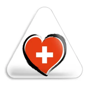 پیکسل مثلثی پرچم سوئیس