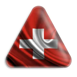 پیکسل مثلثی پرچم سوئیس