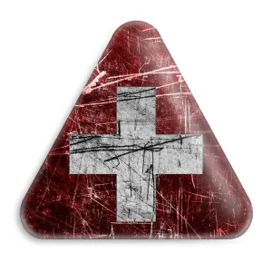 پیکسل مثلثی پرچم سوئیس