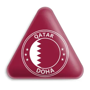 پیکسل مثلثی پرچم قطر