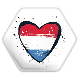 پیکسل شش ضلعی پرچم هلند