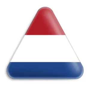 پیکسل مثلثی پرچم هلند