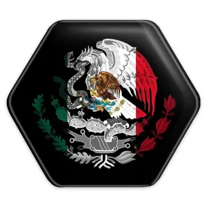 پیکسل شش ضلعی پرچم مکزیک