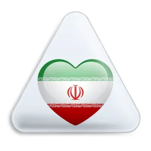 پیکسل مثلثی پرچم ایران