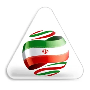 پیکسل مثلثی پرچم ایران