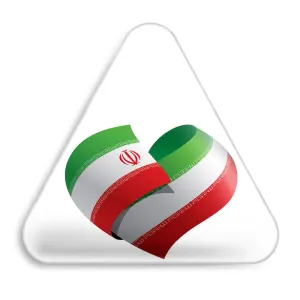 پیکسل مثلثی پرچم ایران