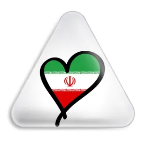 پیکسل مثلثی پرچم ایران