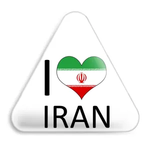 پیکسل مثلثی پرچم ایران