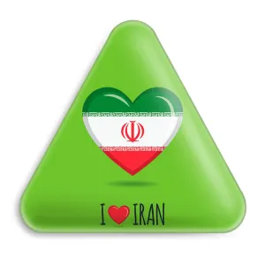 پیکسل مثلثی پرچم ایران