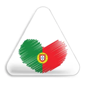 پیکسل مثلثی پرچم پرتغال