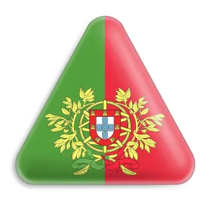 پیکسل مثلثی پرچم پرتغال