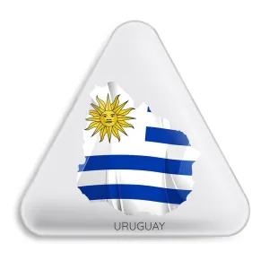 پیکسل مثلثی پرچم اروگوئه