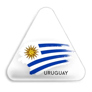 پیکسل مثلثی پرچم اروگوئه