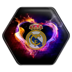 پیکسل شش ضلعی باشگاه رئال مادرید Real Madrid