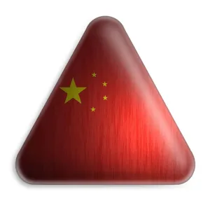پیکسل مثلثی پرچم چین