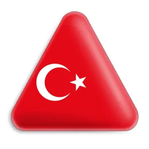 پیکسل مثلثی پرچم ترکیه