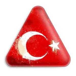 پیکسل مثلثی پرچم ترکیه