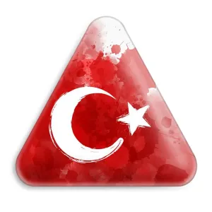 پیکسل مثلثی پرچم ترکیه