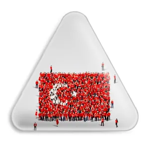 پیکسل مثلثی پرچم ترکیه
