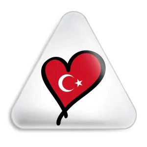 پیکسل مثلثی پرچم ترکیه