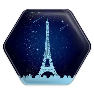 پیکسل شش ضلعی برج ایفل
