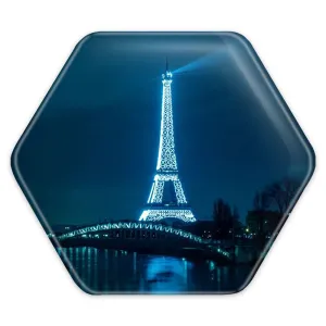پیکسل شش ضلعی برج ایفل