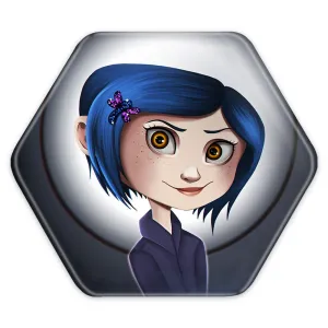 پیکسل شش ضلعی کورالاین Coraline