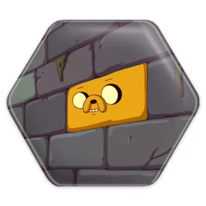 پیکسل شش ضلعی جیک وقت ماجراجویی Adventure Time