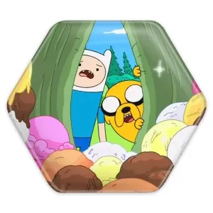 پیکسل شش ضلعی جیک و فین وقت ماجراجویی Adventure Time