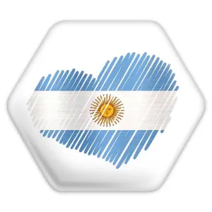پیکسل شش ضلعی تیم ملی آرژانتین