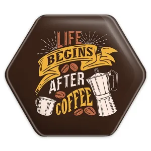 پیکسل شش ضلعی قهوه Coffee