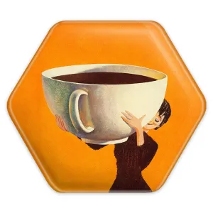 پیکسل شش ضلعی قهوه Coffee