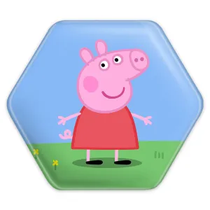 پیکسل شش ضلعی پپا انیمیشن پپا پیگ Peppa pig