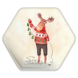 پیکسل شش ضلعی کریسمس Christmas
