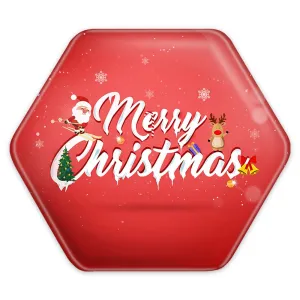 پیکسل شش ضلعی کریسمس Christmas